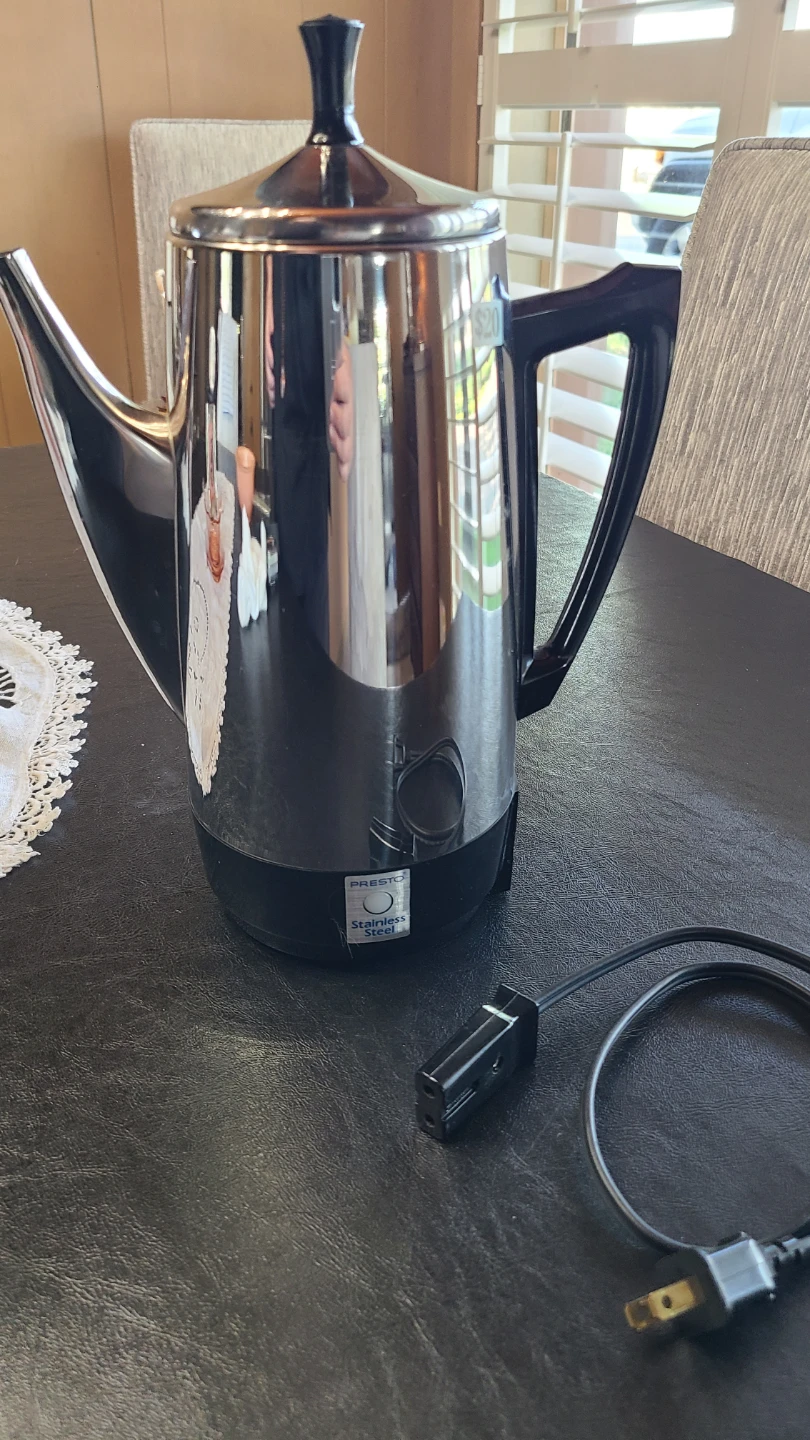 Presto Electric Percolator Coffee Maker - Stainless Steel