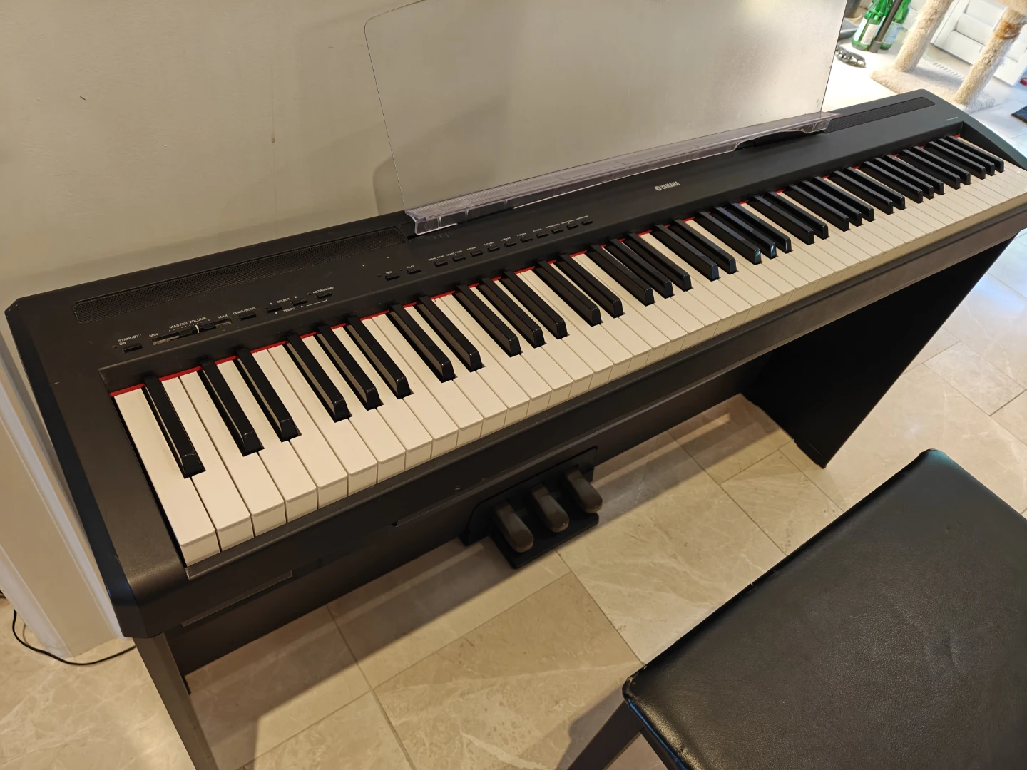 Yamaha Digital Piano with Stand and Bench