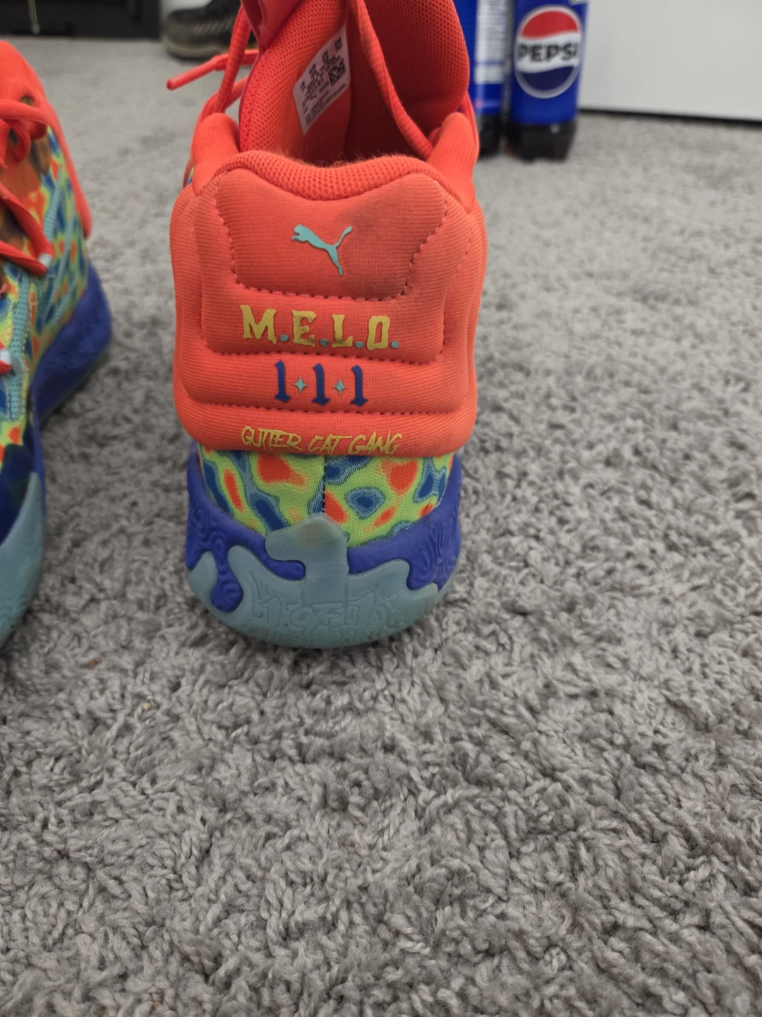 Puma MB.01 Low Melo 111 "Glitter Cat Gang" Basketball Shoes - photo 3