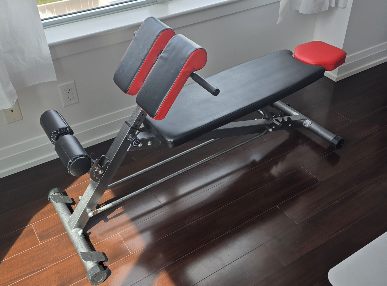 Adjustable Roman Chair Back Extension Bench