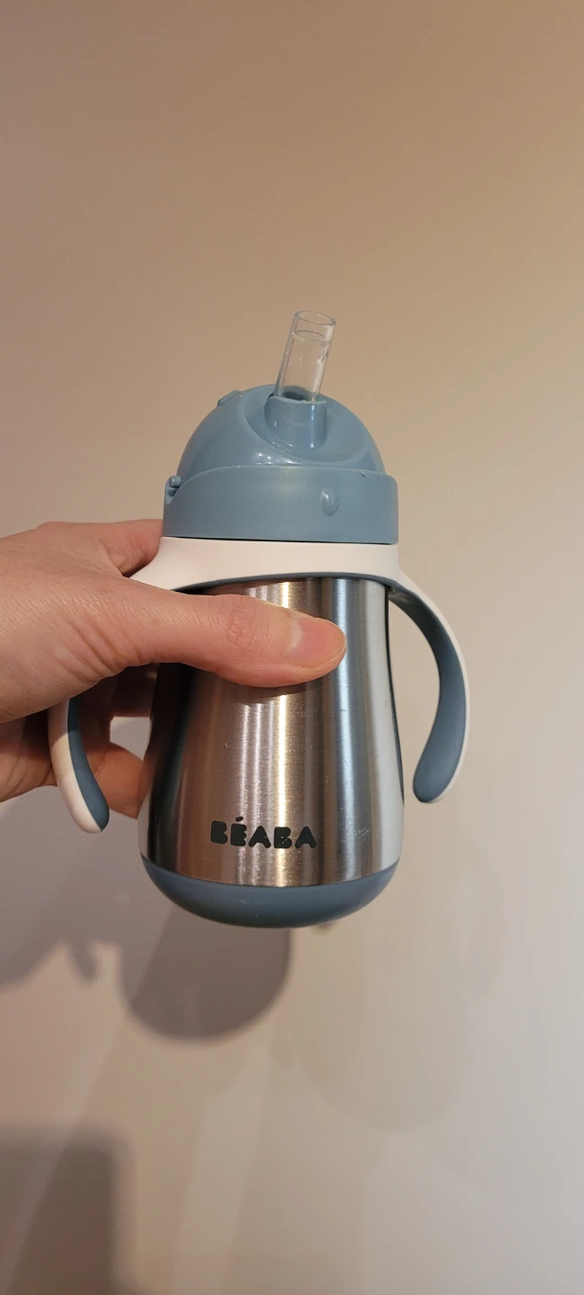 2 BEABA Stainless Steel Straw Cups - photo 2