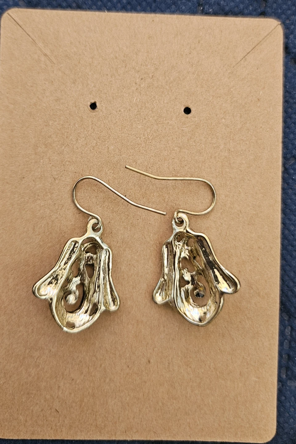 Gold Tone Necklace and Earrings Set - photo 4