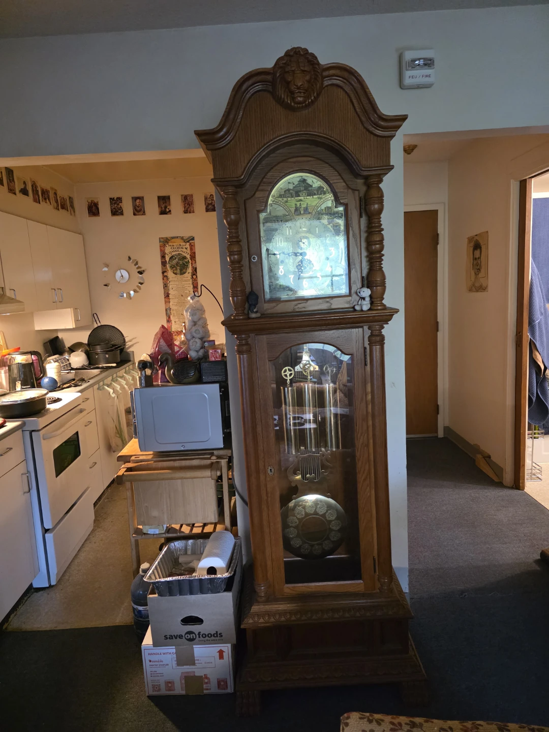 Oak Grandfather Clock - photo 3