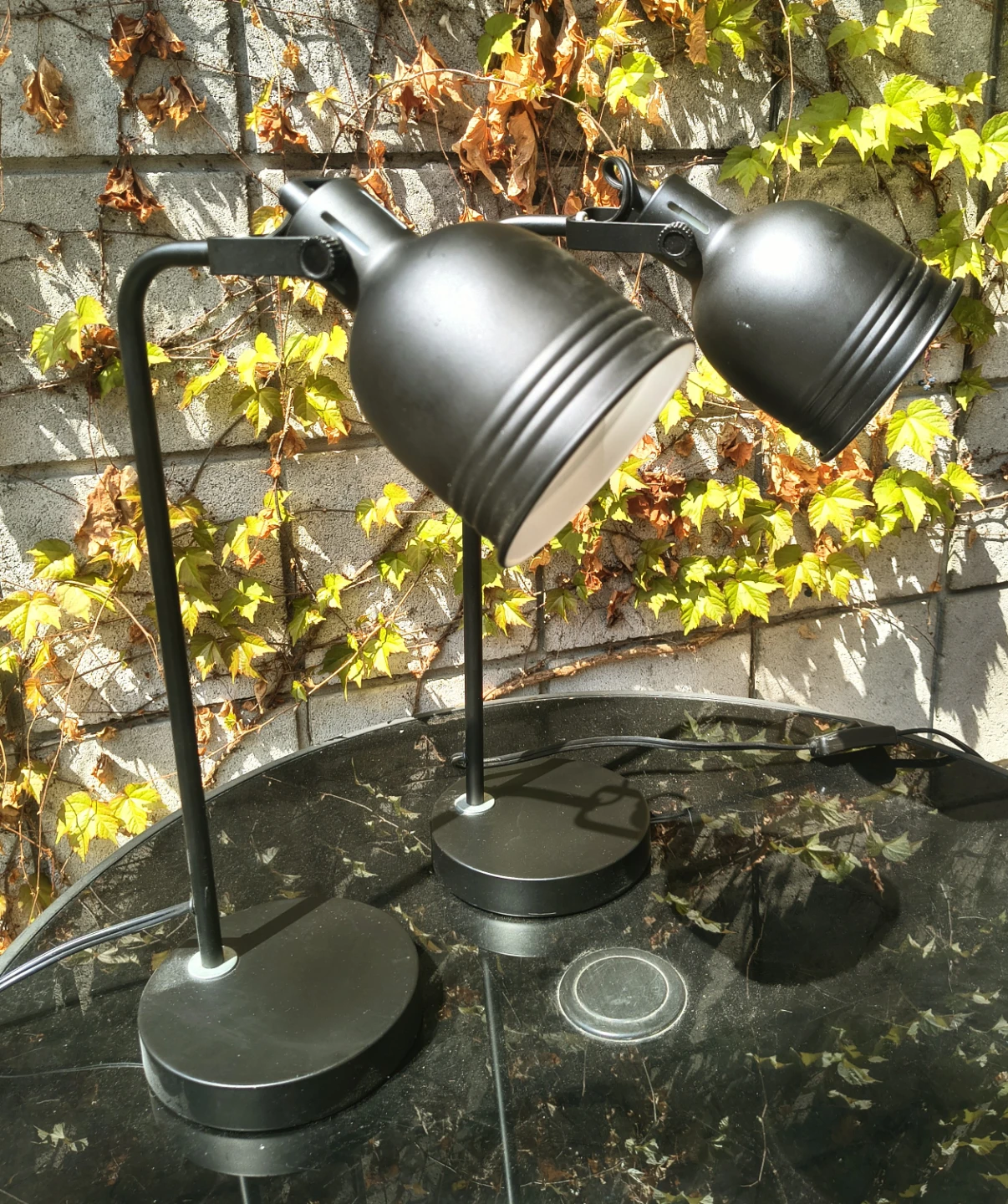 Black Desk Lamps - Set of 2 - photo 2