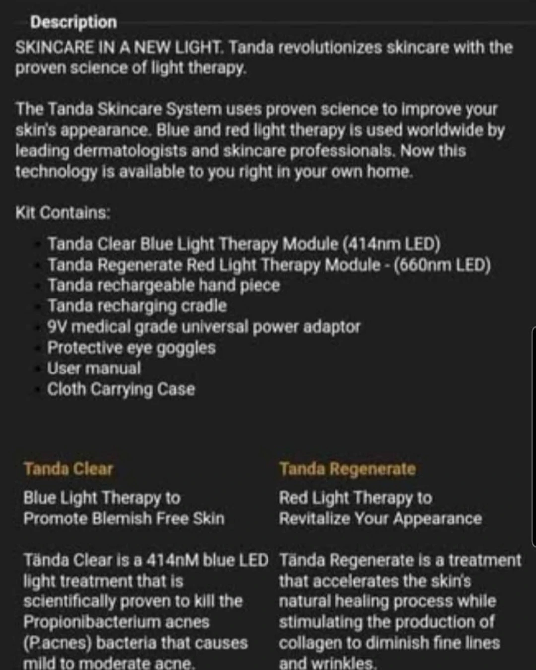 Tanda Skincare System - photo 2