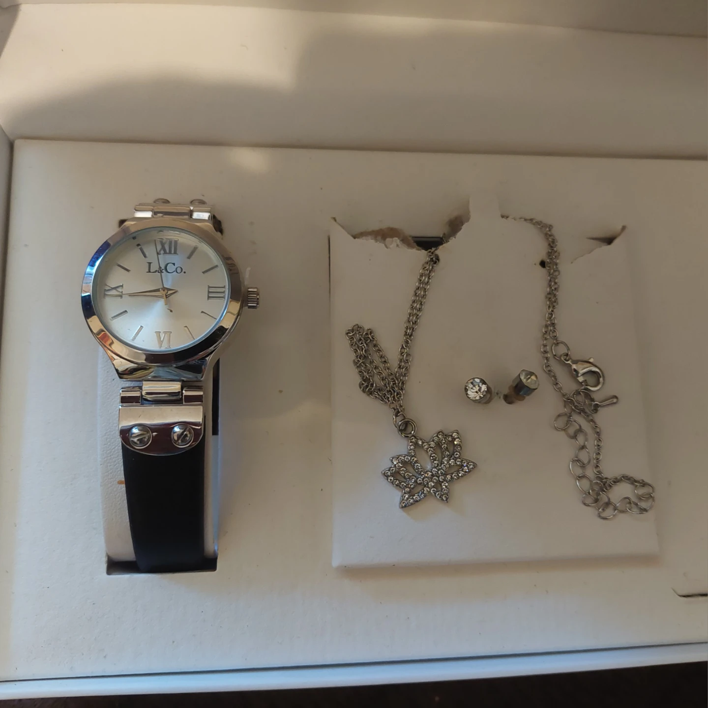 L&Co. Watch and Jewellery Set