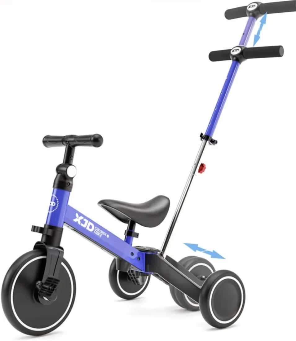 XJD Blue Convertible Tricycle/Balance Bike