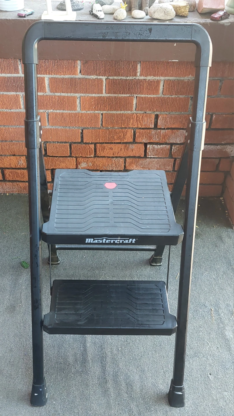 Mastercraft 2-Step Folding Step Stool Ladder