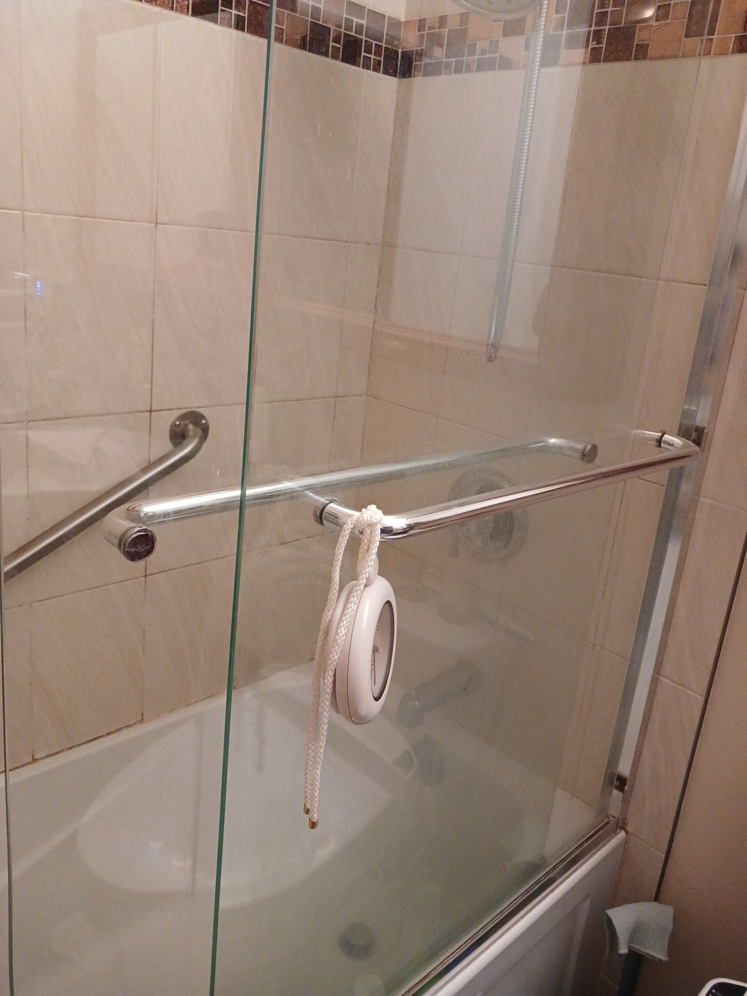 sliding glass shower doors, used