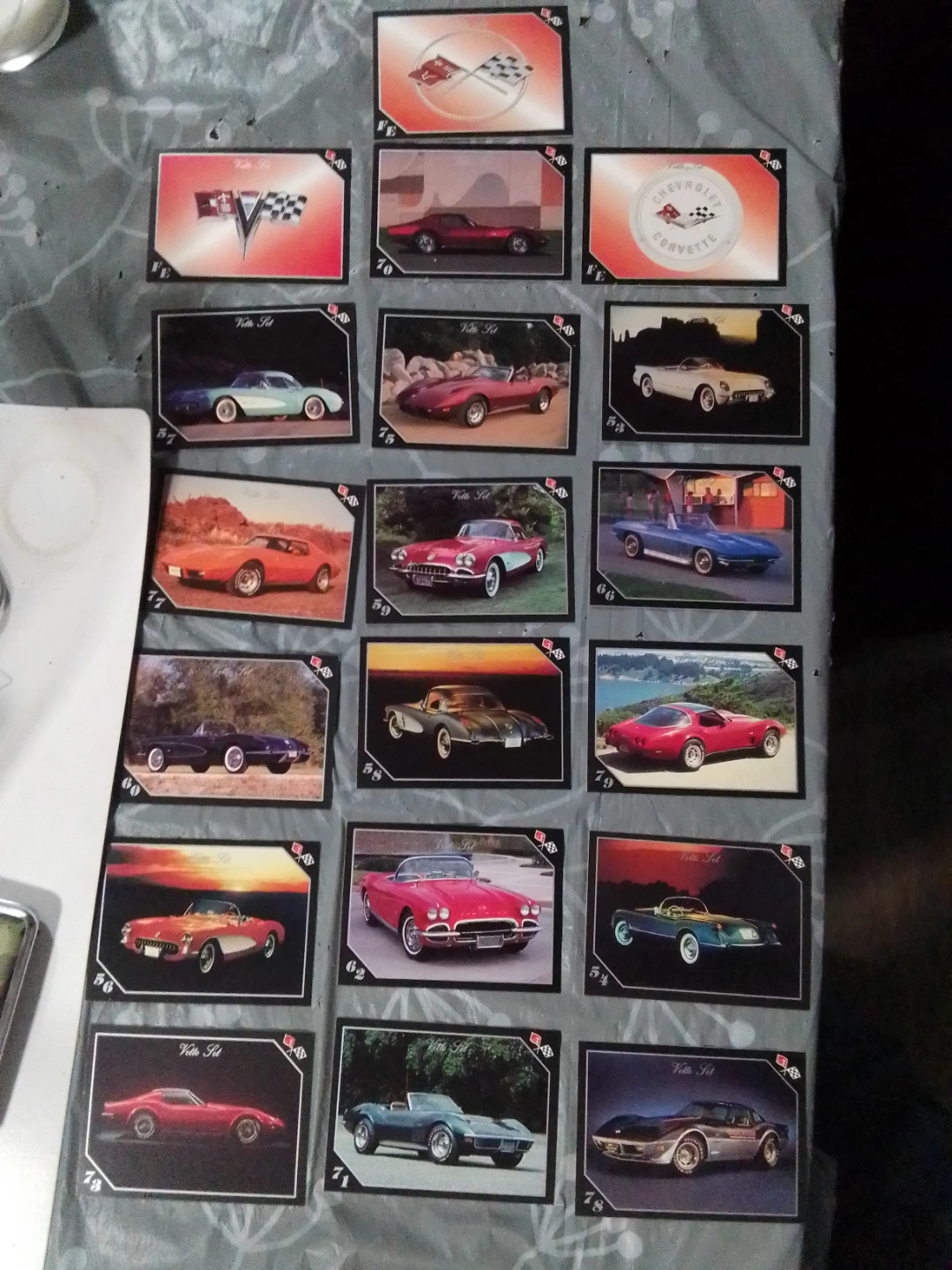 1991 Corvette Vette Set Trading Cards
