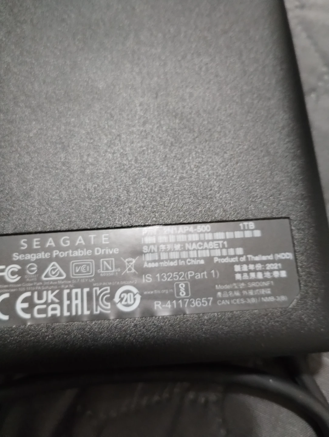Seagate Portable Drive 1TB External Hard Drive