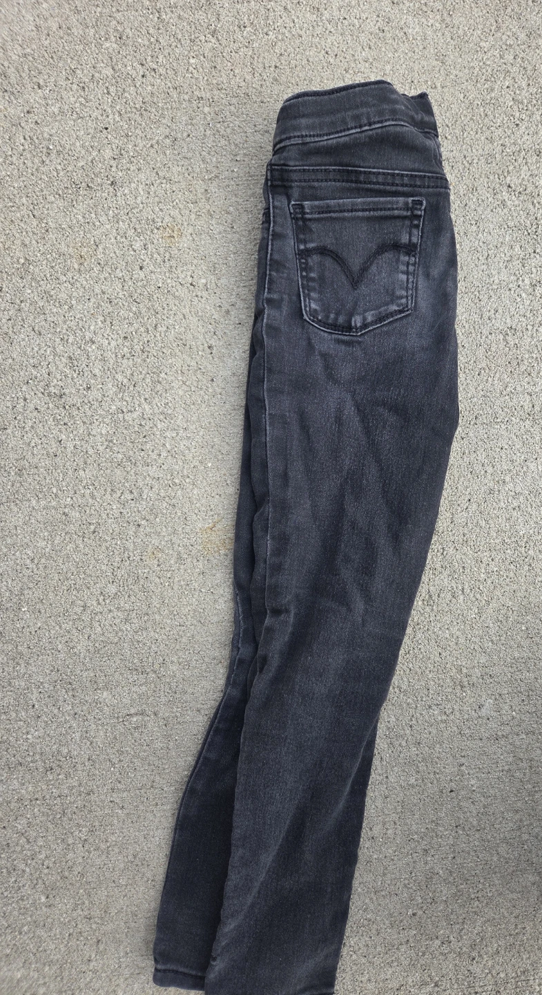 Levi's Girls Black Denim Jeans