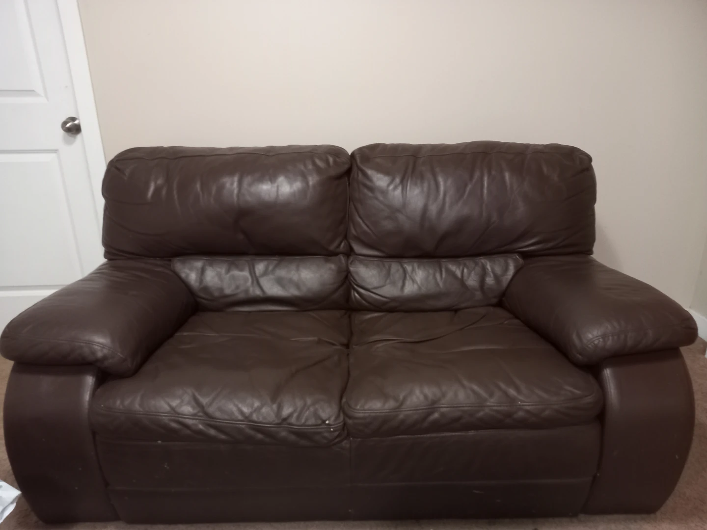 Leather Sofa Brown