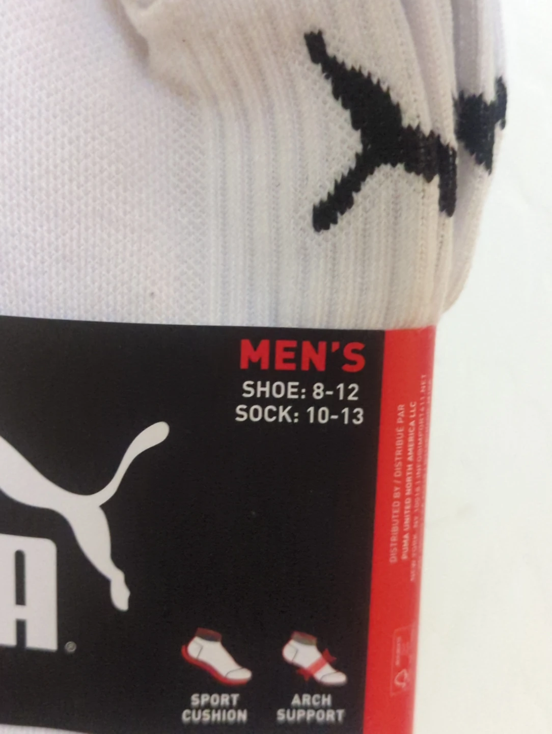 Puma Men's 6 Pairs Sport Socks - photo 2