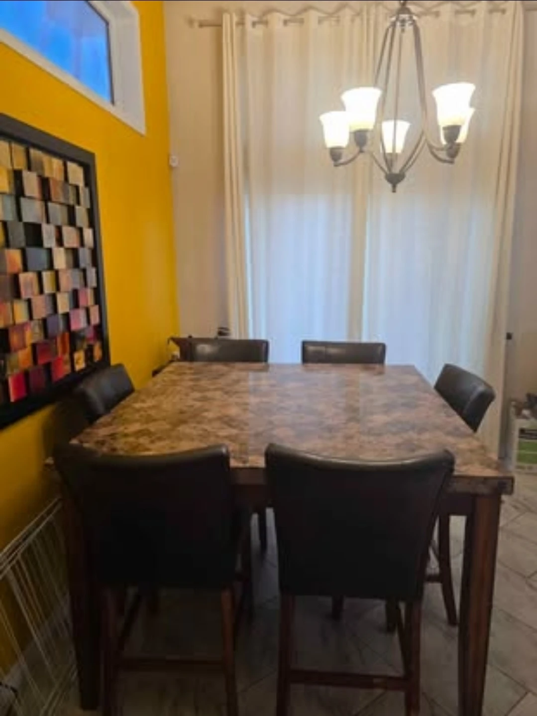 Counter Height Dining Set with 6 Chairs - photo 3