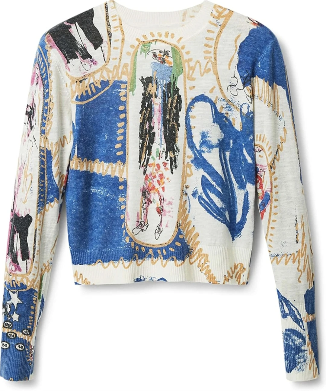 Desigual Women's Graphic Knit Sweater