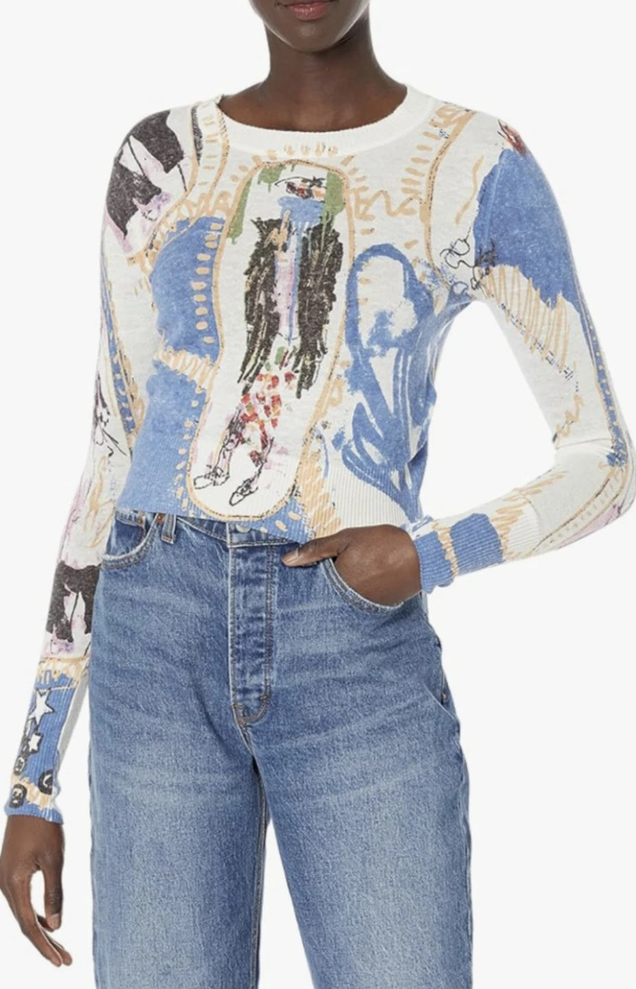 Desigual Women's Graphic Knit Sweater - photo 3