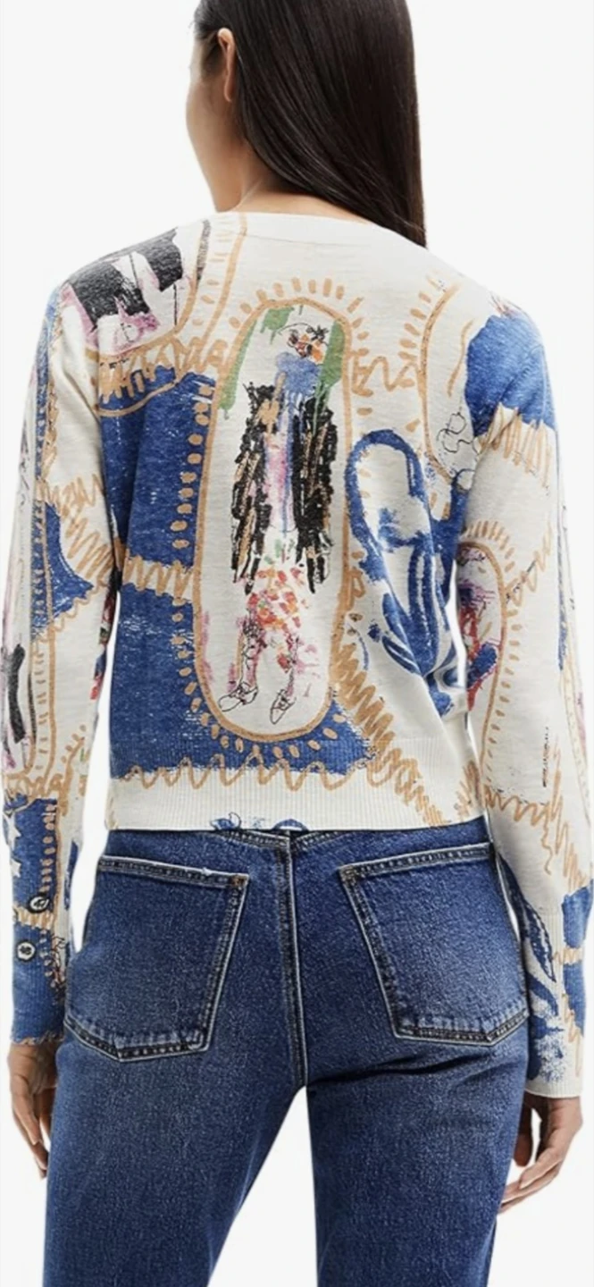 Desigual Women's Graphic Knit Sweater - photo 4