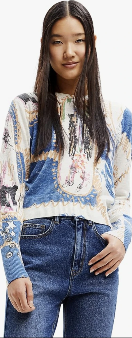 Desigual Women's Graphic Knit Sweater - photo 5