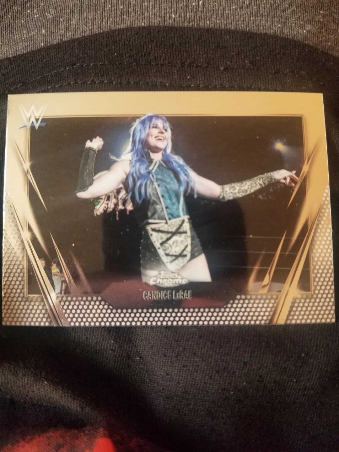 Topps Chrome Candice LeRae WWE Card