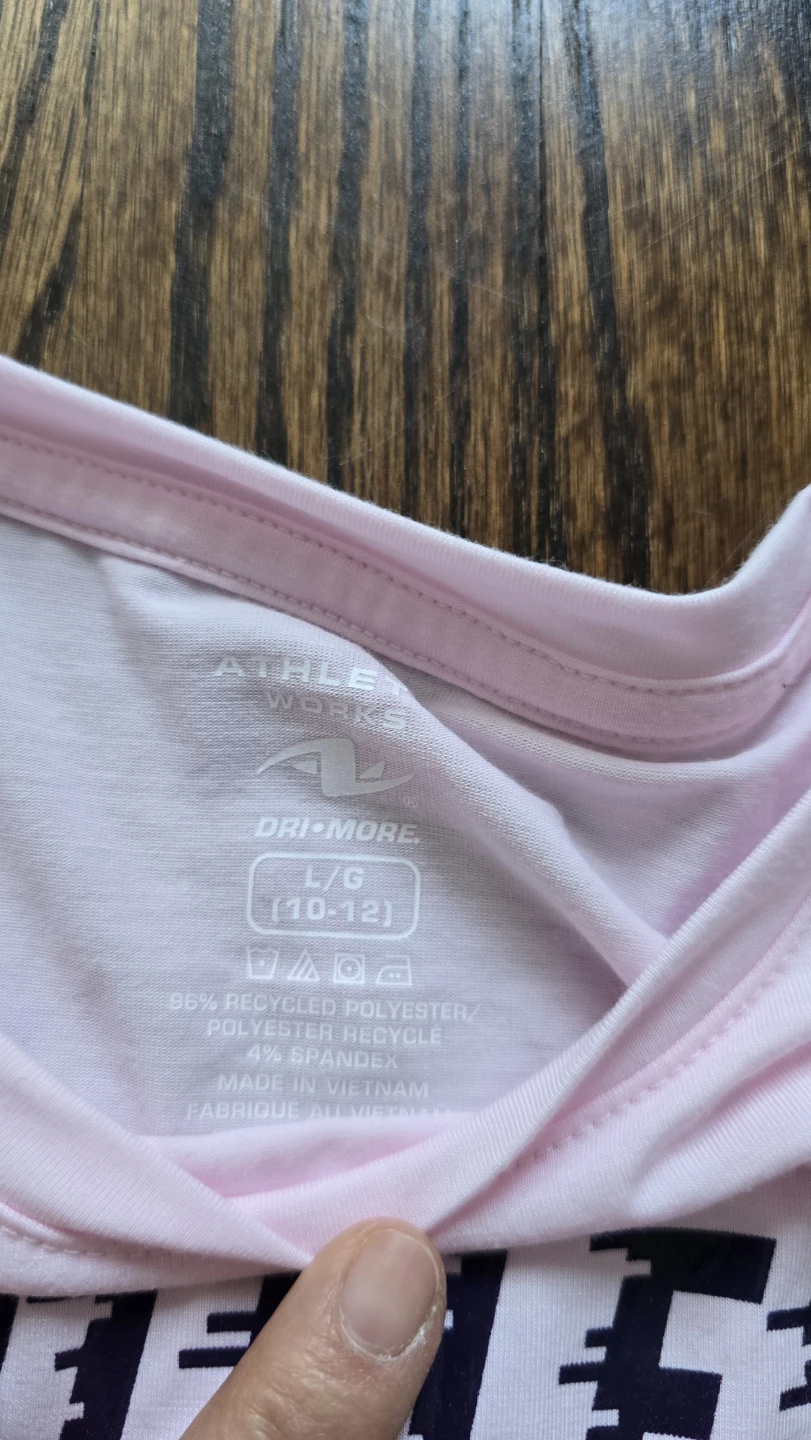 NEW Girls Active Pink Long Sleeve T-Shirt L (10-12Y) - photo 3