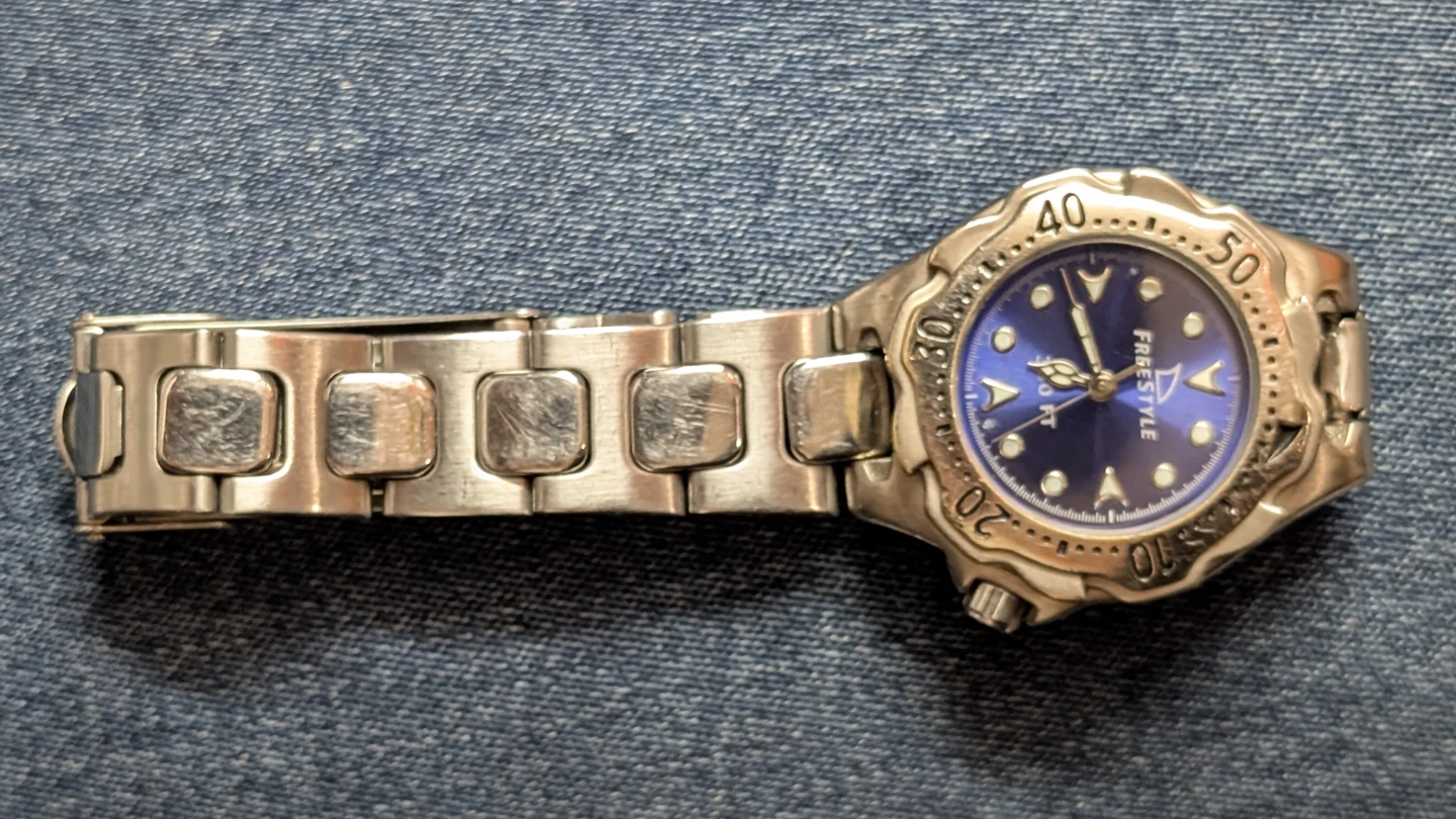 Freestyle Stainless Steel Dive Watch - Blue Dial - photo 2