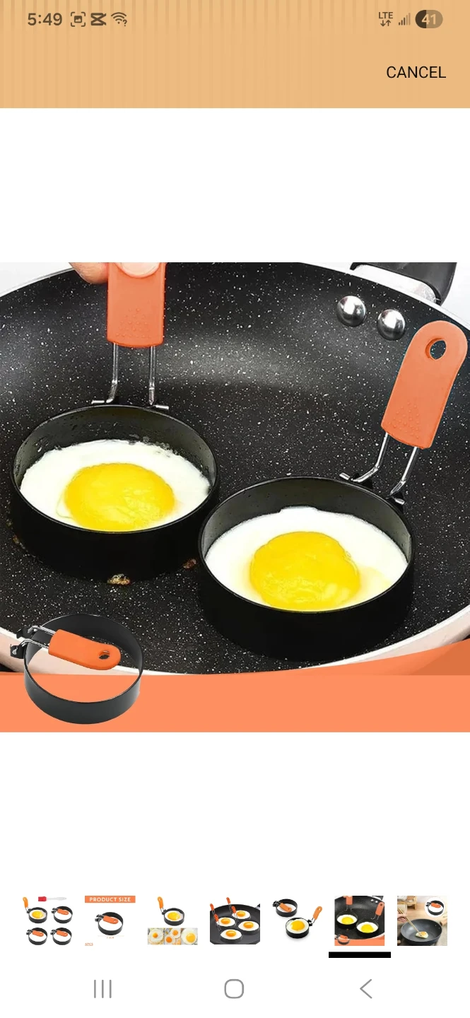 Egg Rings & Brush Set - photo 4