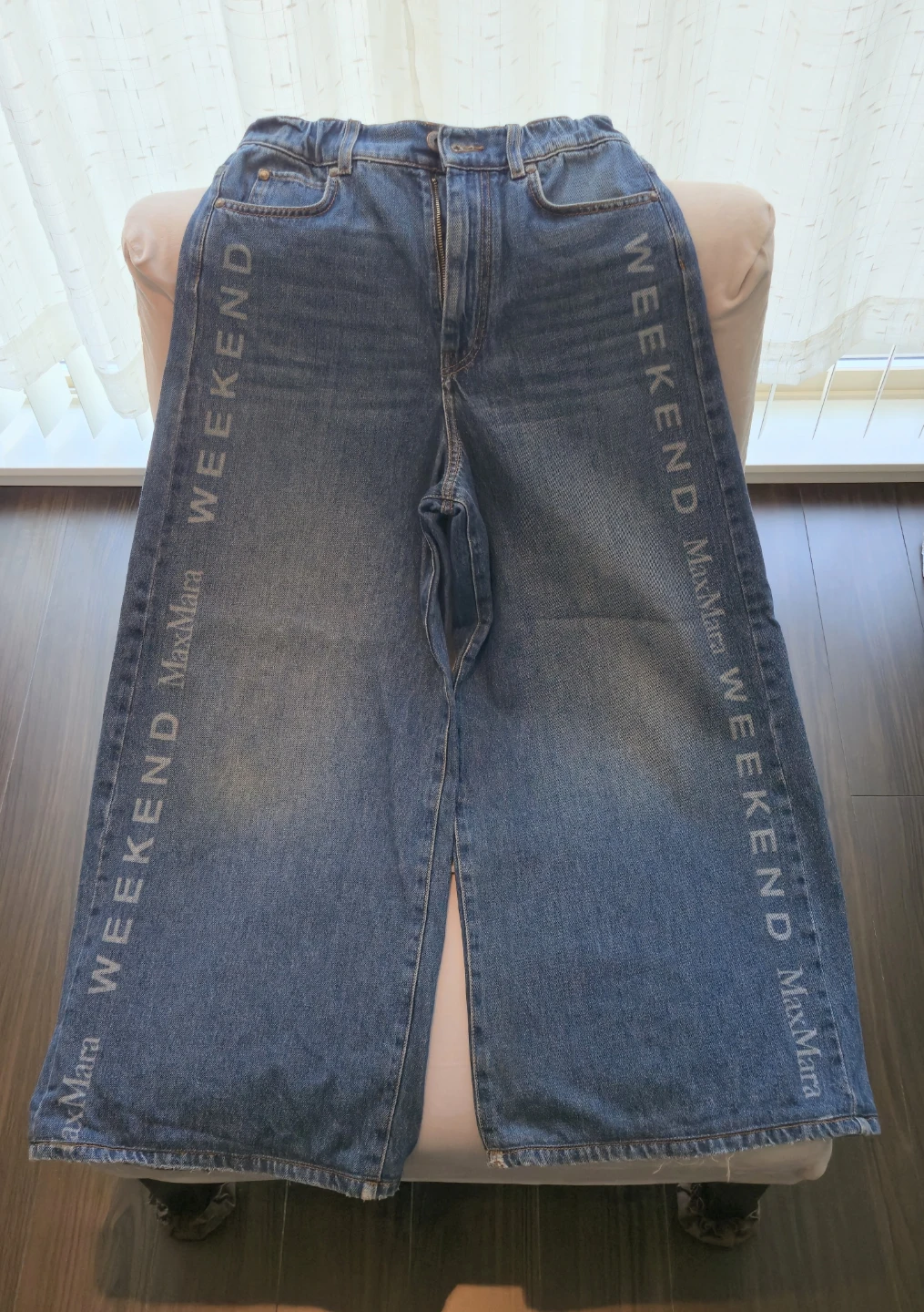 WEEKEND MaxMara - LOGO print 5-pocket jeans