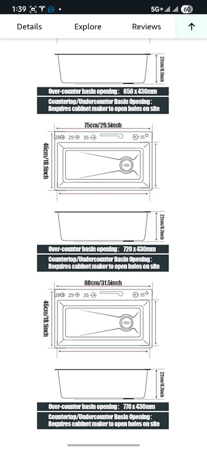 Kitchen Sink Double Waterfall LED Digital Display - photo 2