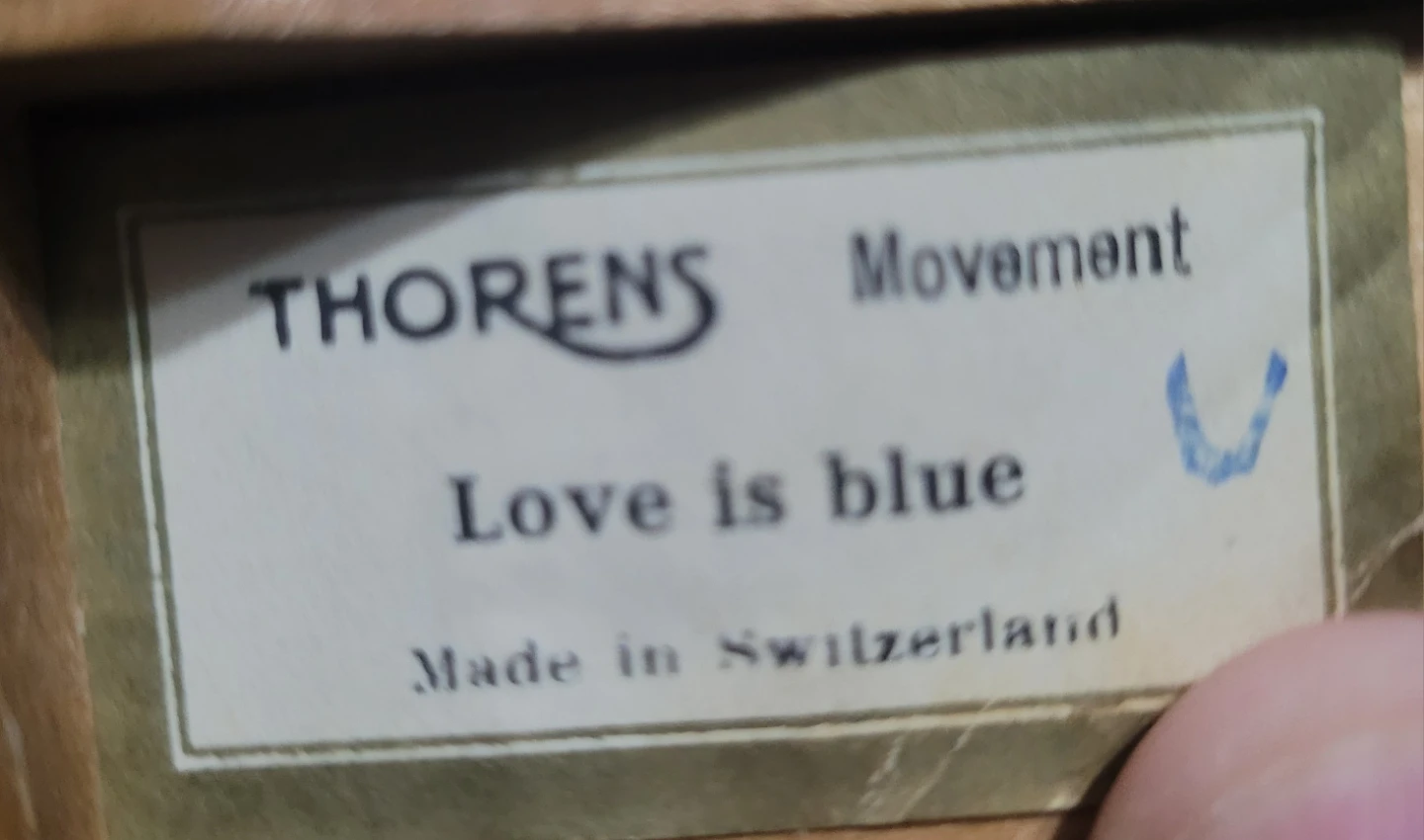 Thorens Music Box "Love is Blue" - Made in Switzerland - photo 3