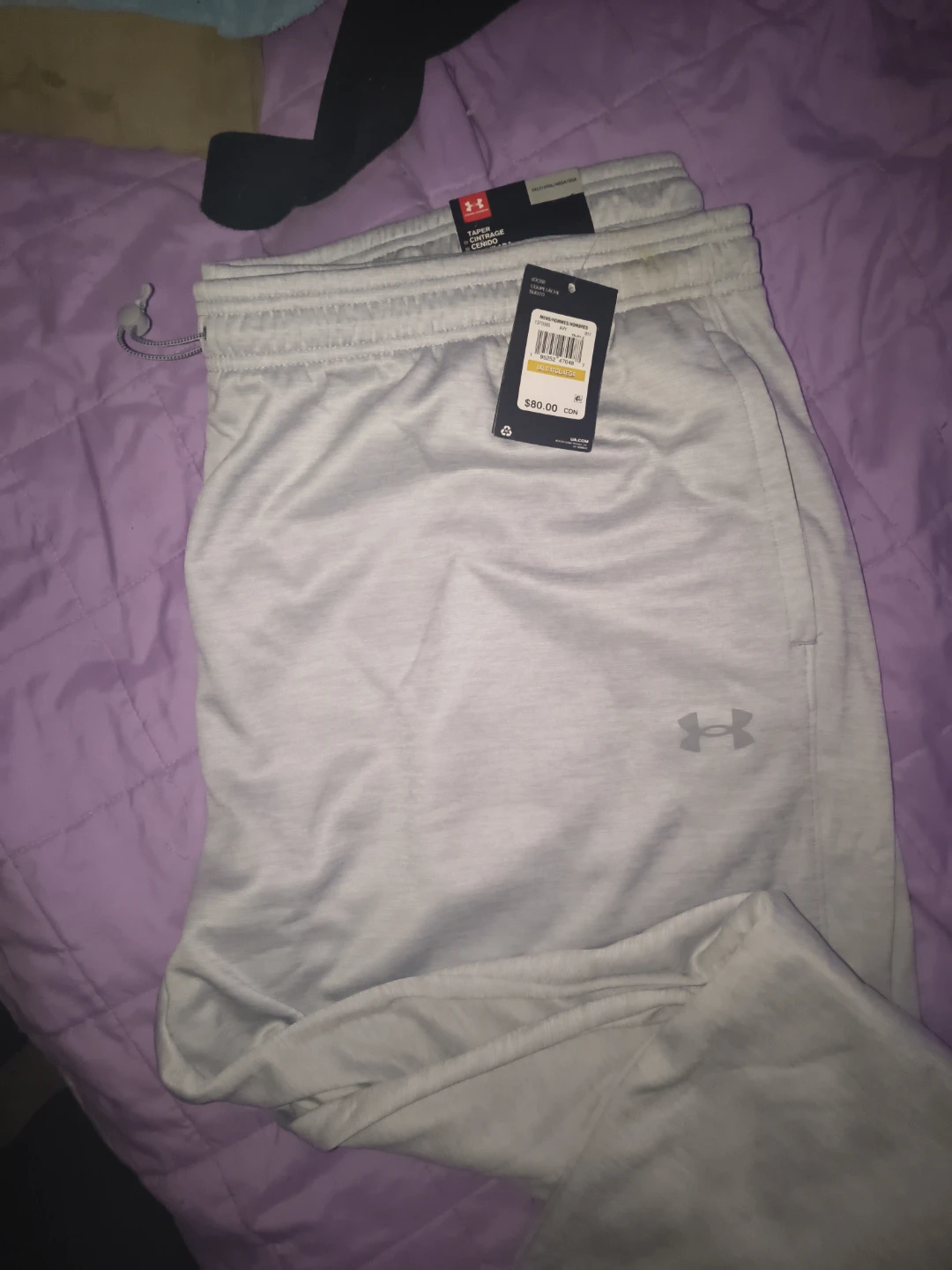 Under Armour Men's Grey Tapered Jogger Pants - photo 2