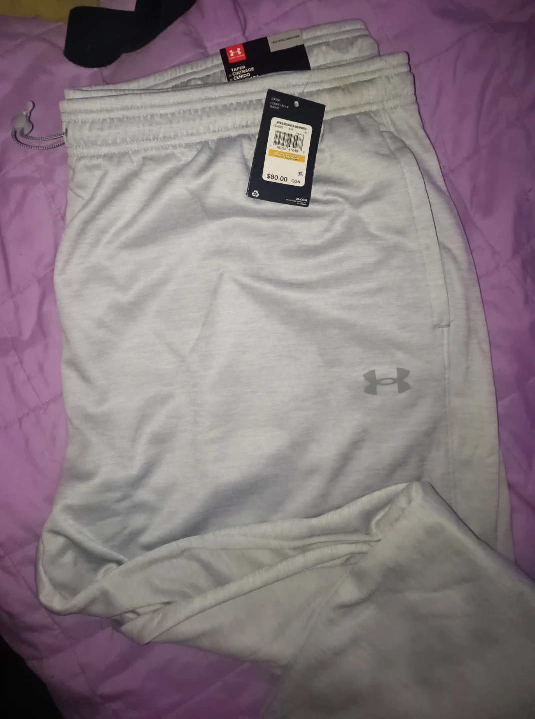 Under Armour Men's Grey Tapered Jogger Pants - photo 3