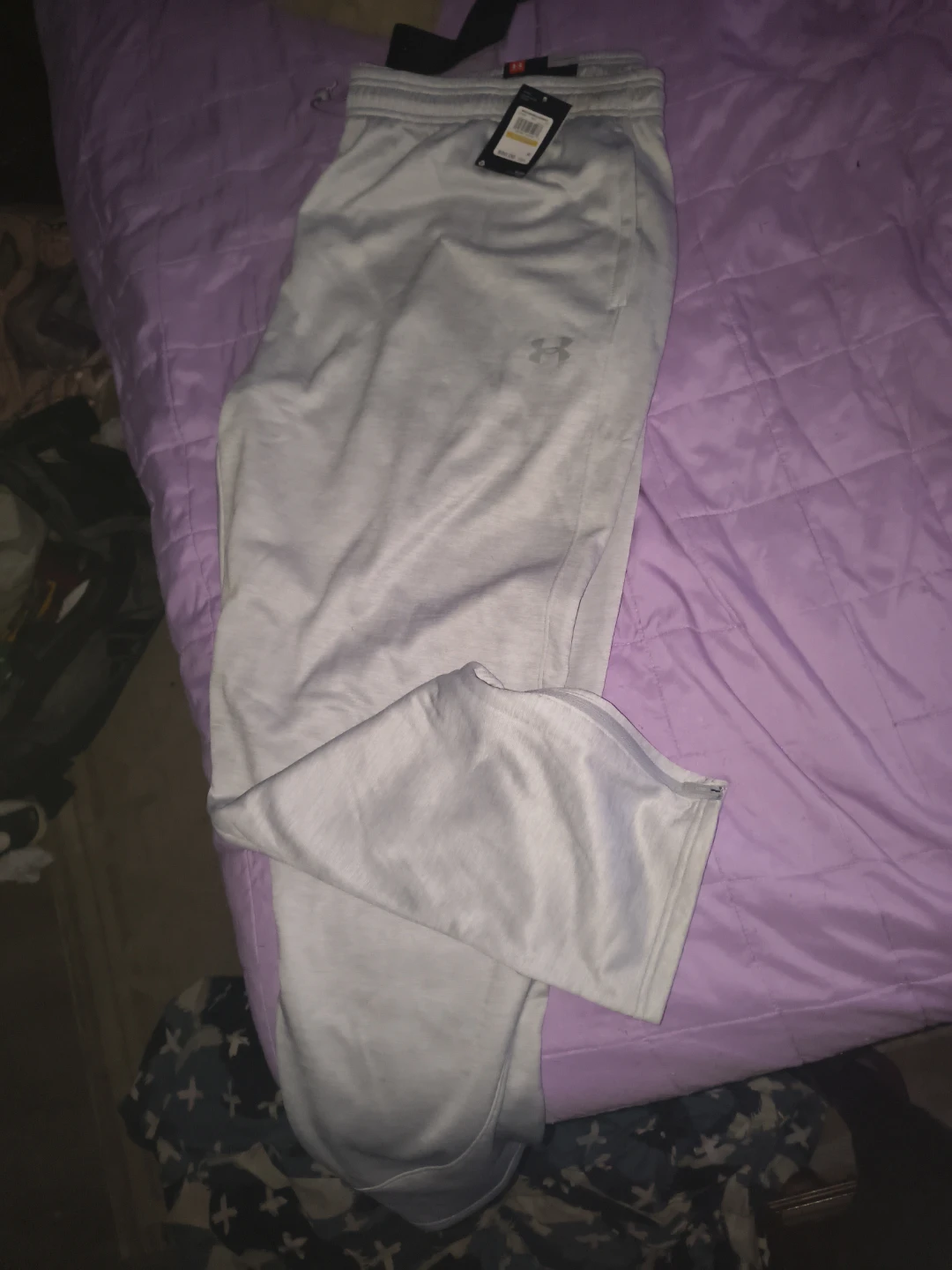 Under Armour Men's Grey Tapered Jogger Pants - photo 4