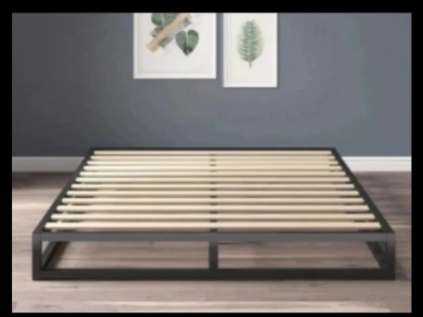 Double Metal Bed Frame with Slats - photo 3