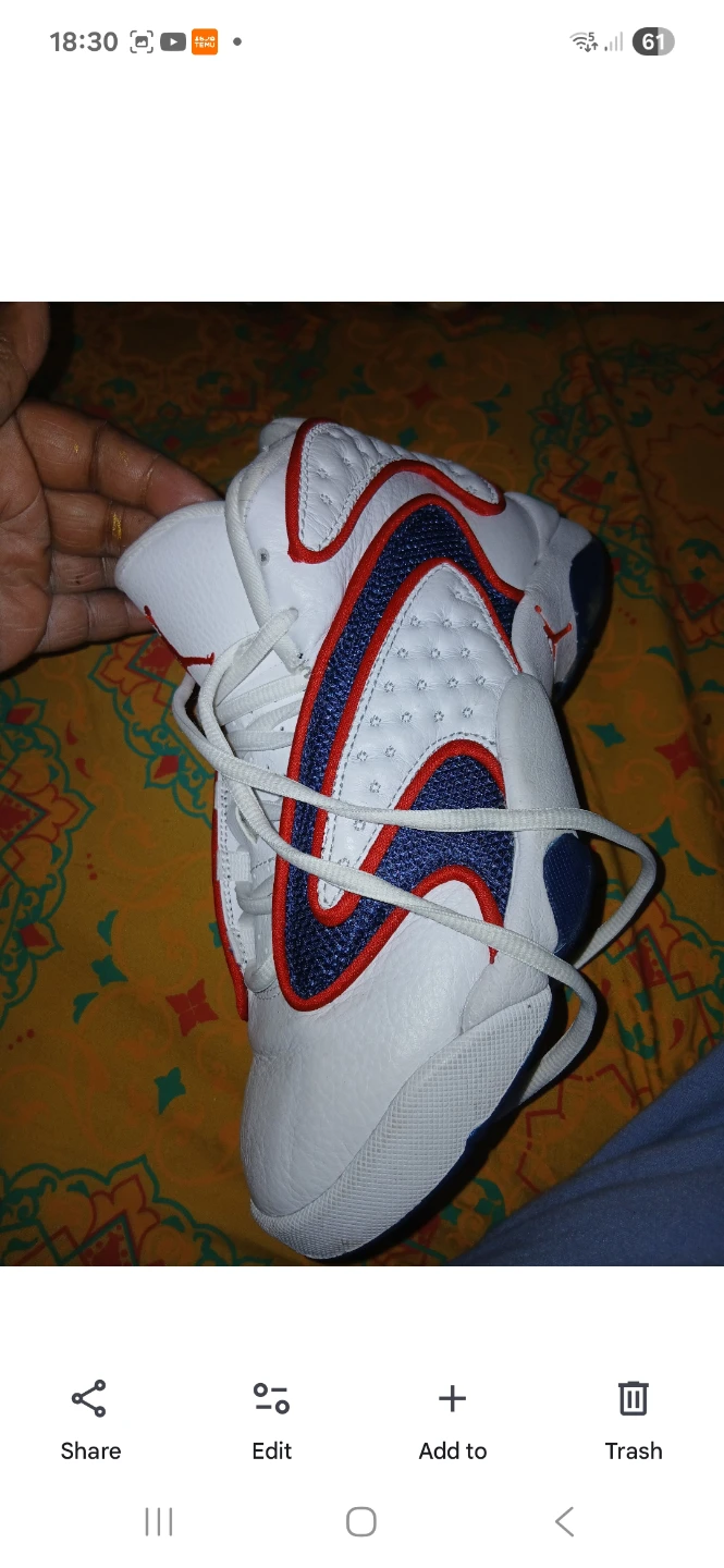Jordan Kids Shoes White/Red/Blue - photo 5