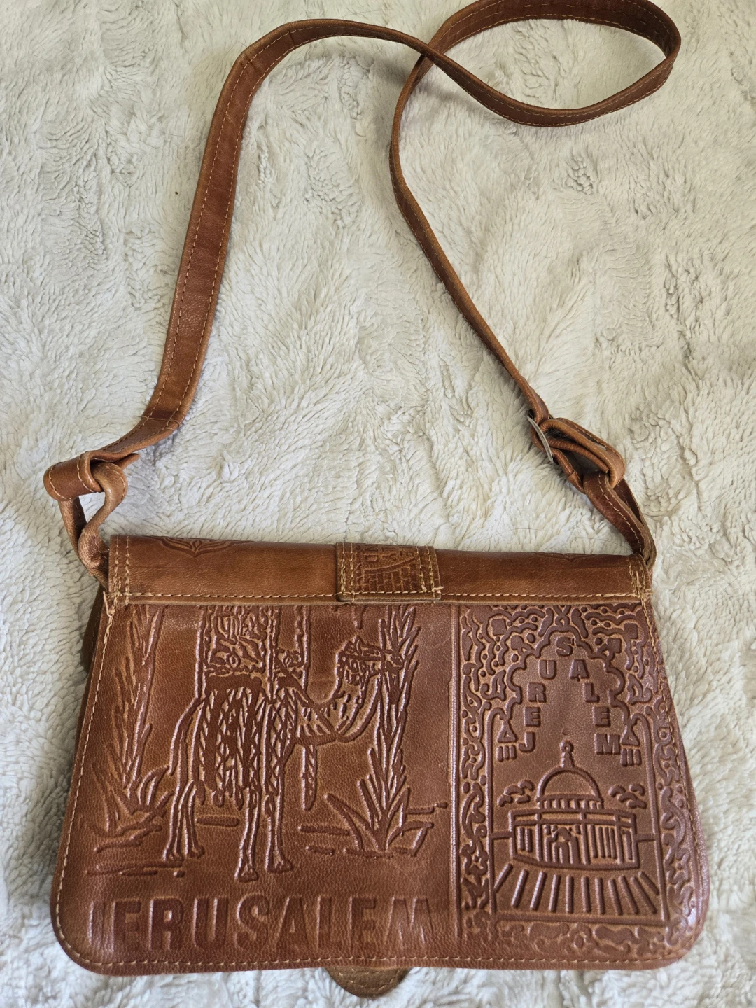 Handmade  Leather Bag from Jerusalem - photo 4