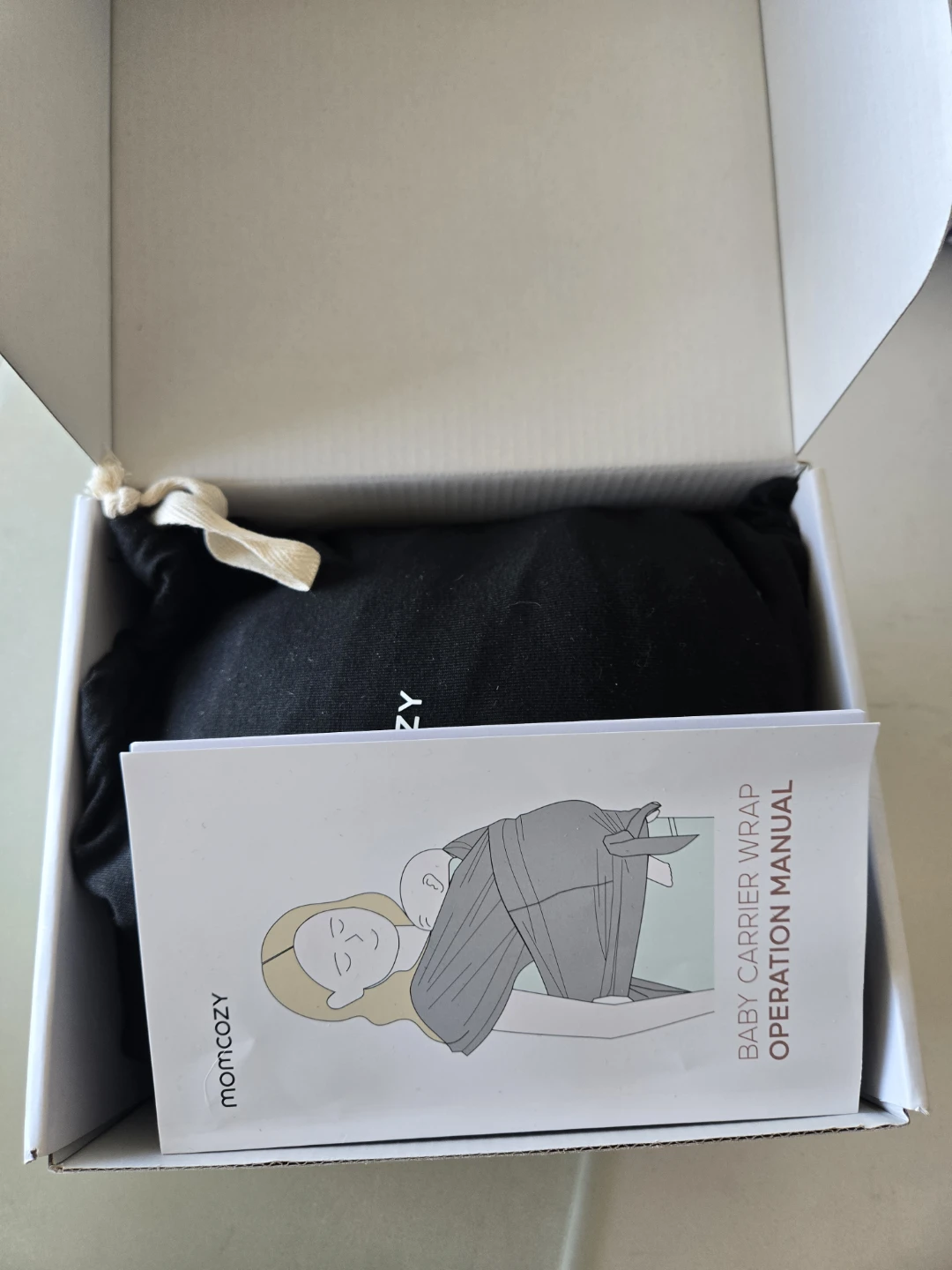 Momcozy Baby Carrier Wrap Black - photo 5