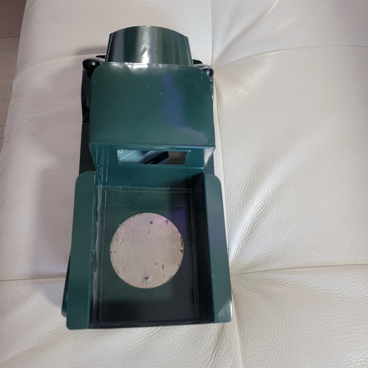 Green Metal Toy Truck candle holder - photo 2