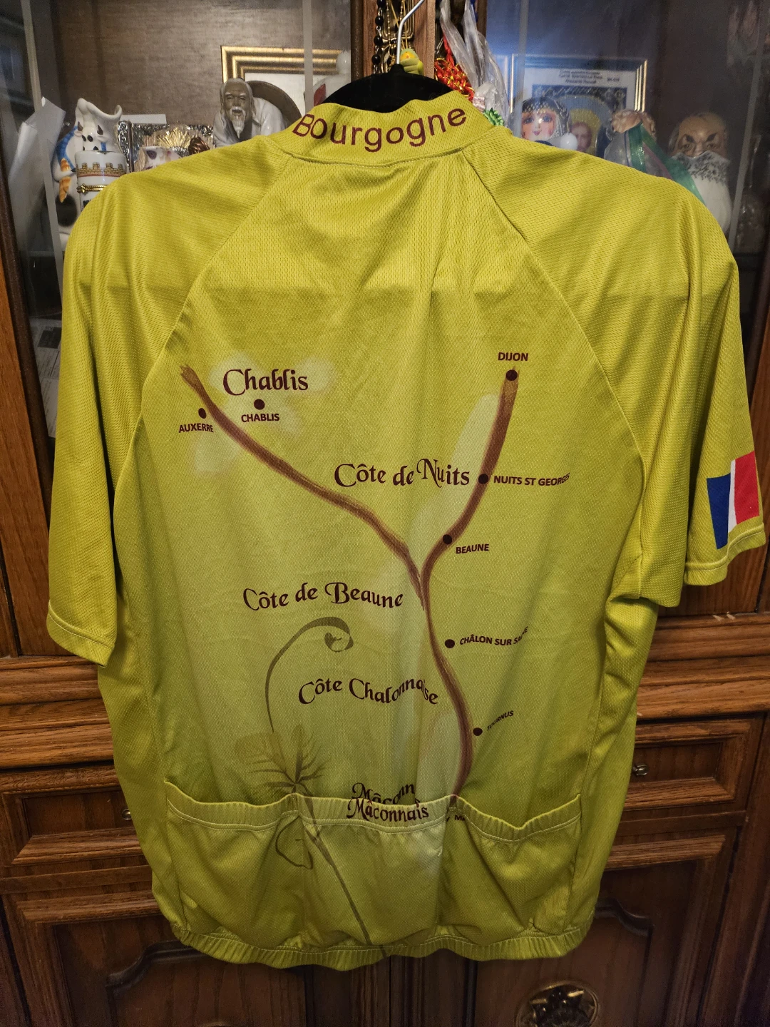 Kony Cycling Jersey Bourgogne Burgundy Wine Route Size Medium - photo 2