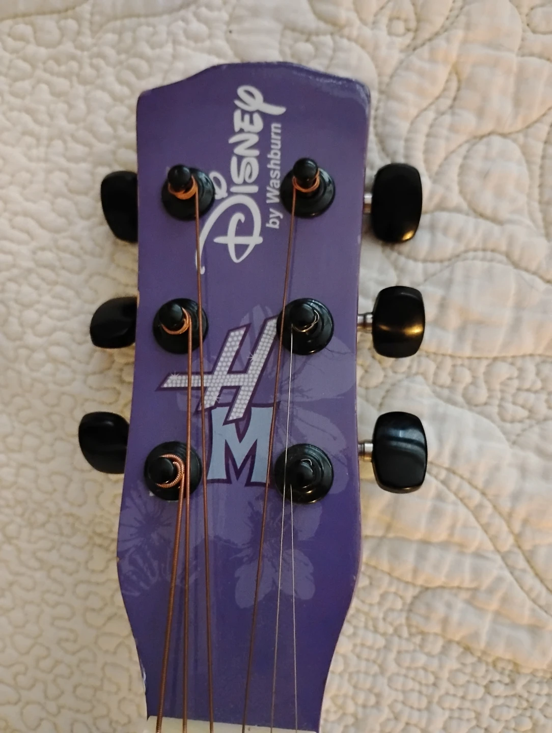 Purple Hannah Montana Acoustic Guitar - photo 4