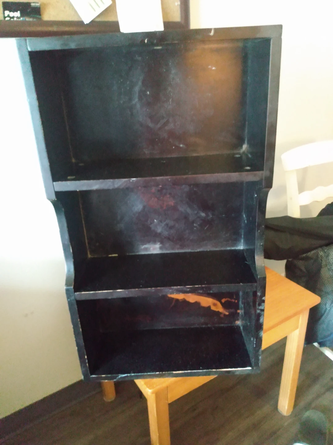 Black Wall Shelf Unit