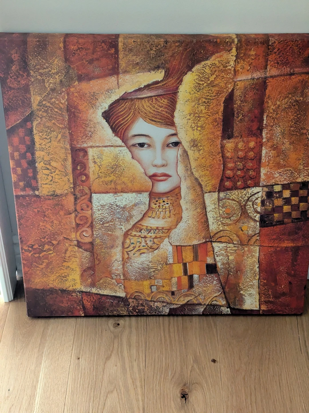 Abstract Woman Portrait Wall Art