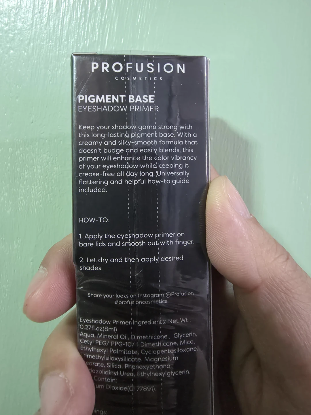 Profusion Cosmetics Pigment Base Eyeshadow Primer - White - photo 3
