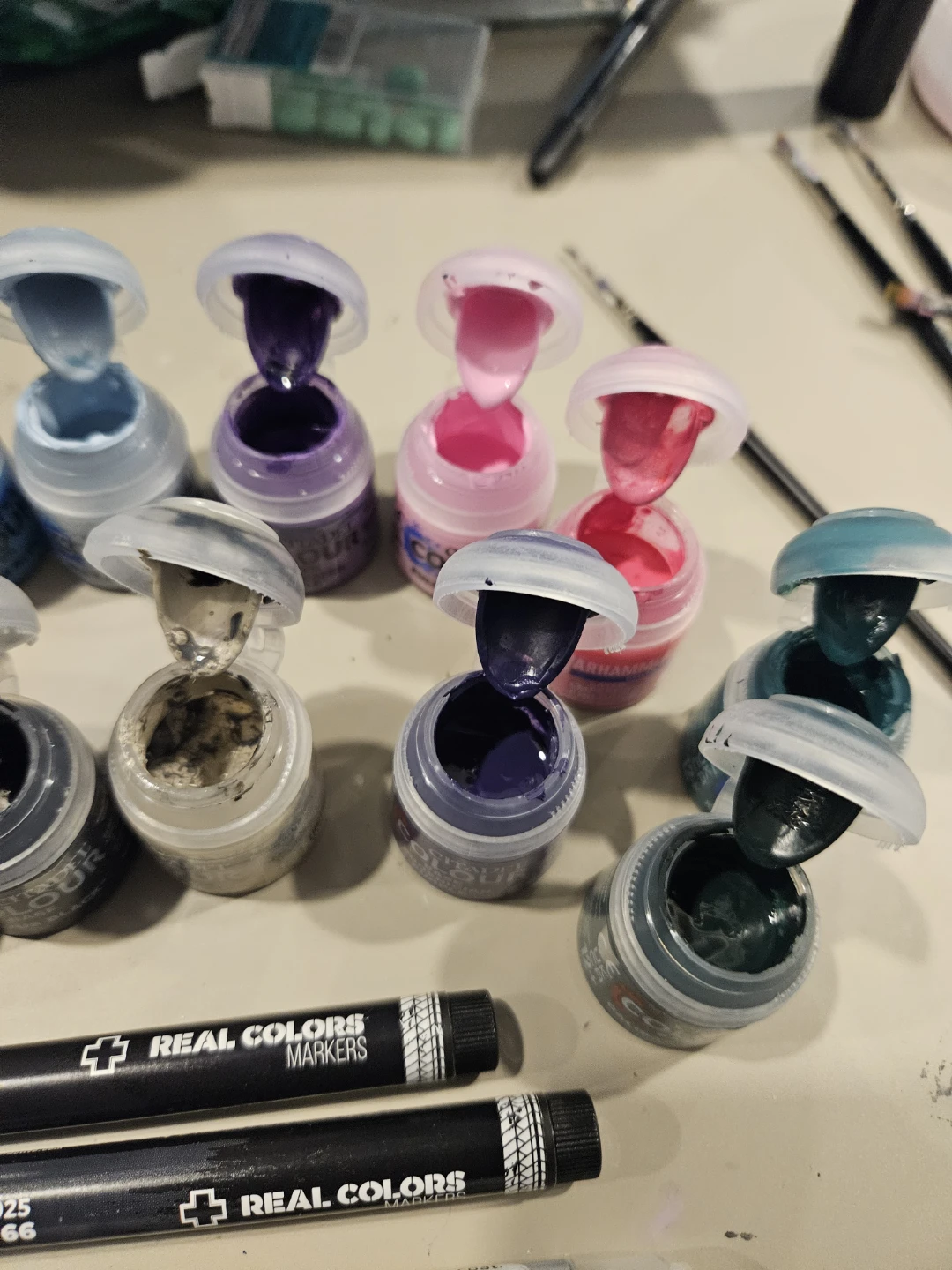 Warhammer Paint lot (base/layer) 11 paints - photo 3