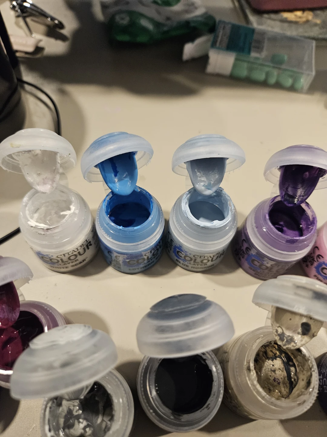 Warhammer Paint lot (base/layer) 11 paints - photo 4