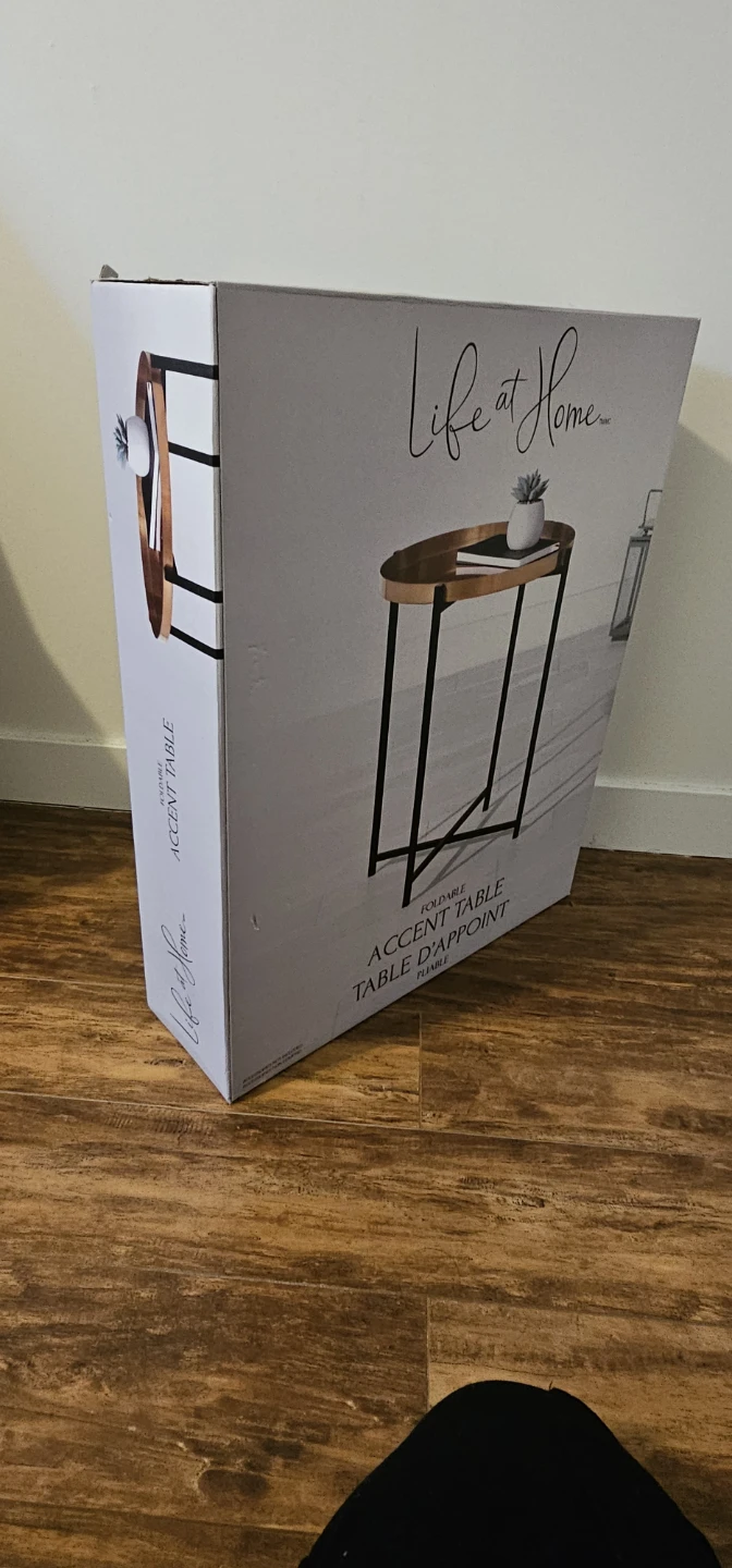 Life at Home Foldable Accent Table - photo 3
