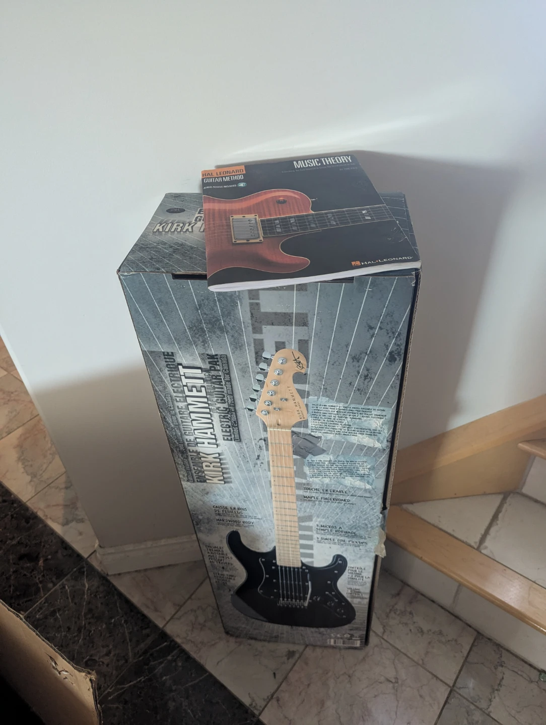 Kirk Hammett Electric Guitar and Method Music Theory Book