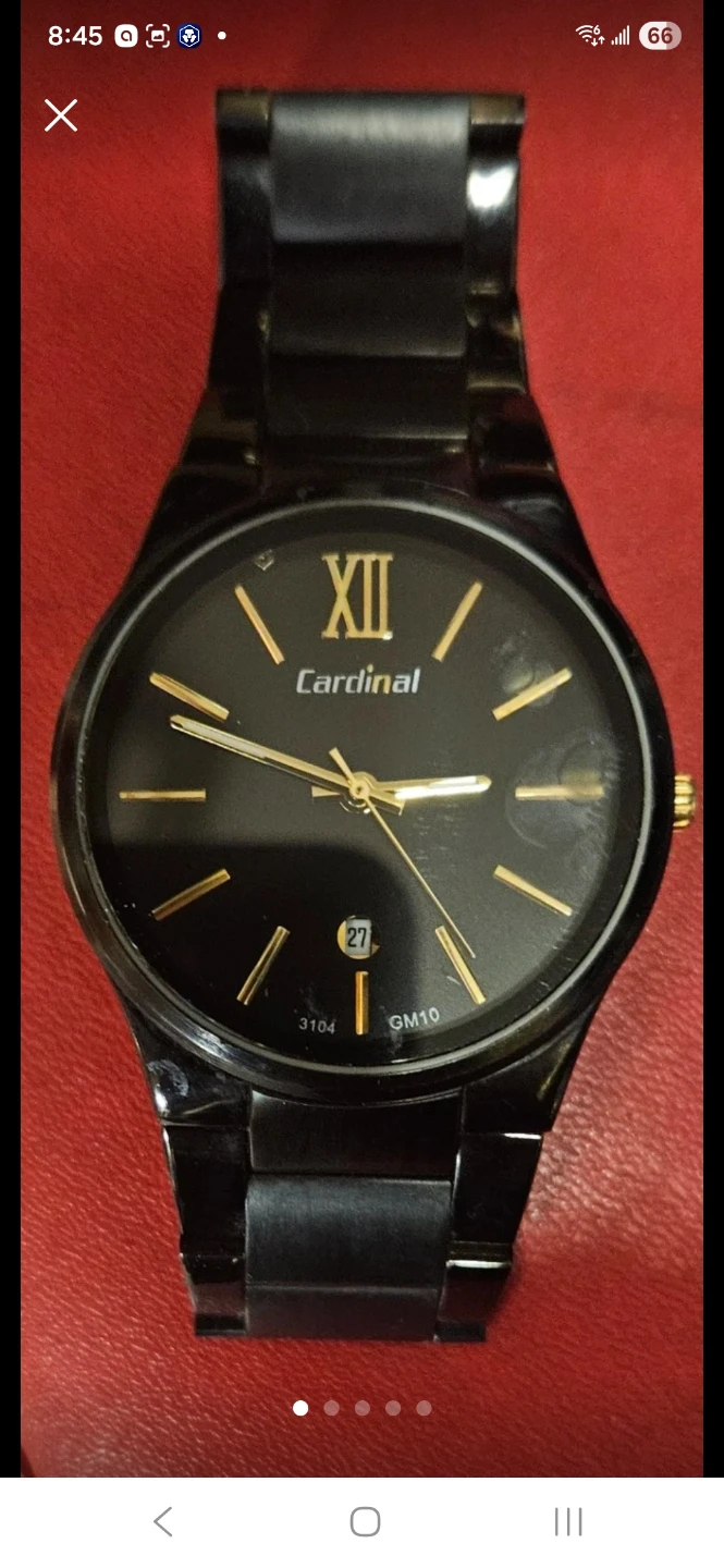 Cardinal GM10 Watch - Black Stainless Steel