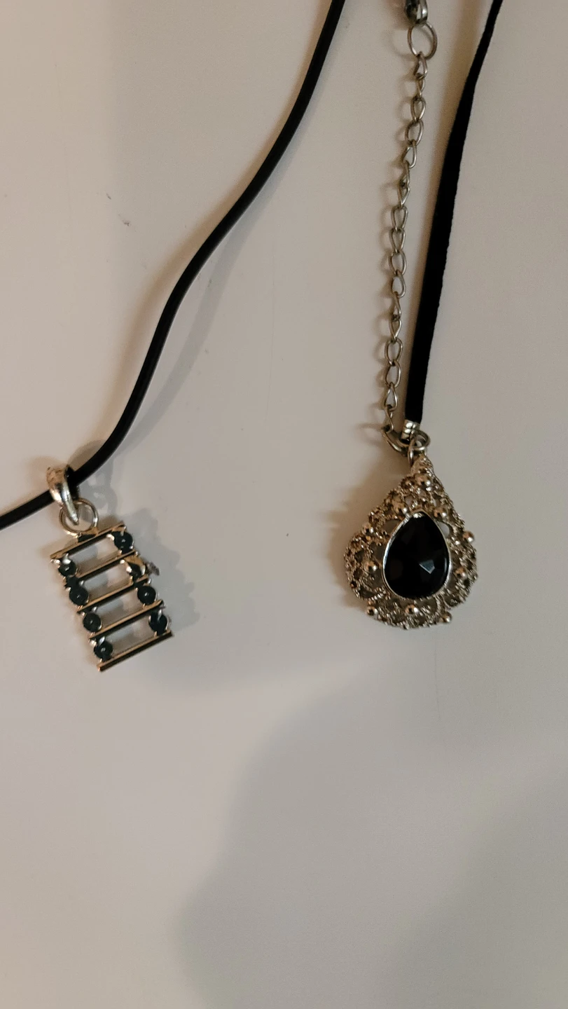 Assorted Charm Necklaces on Black Cords(CC) - photo 3