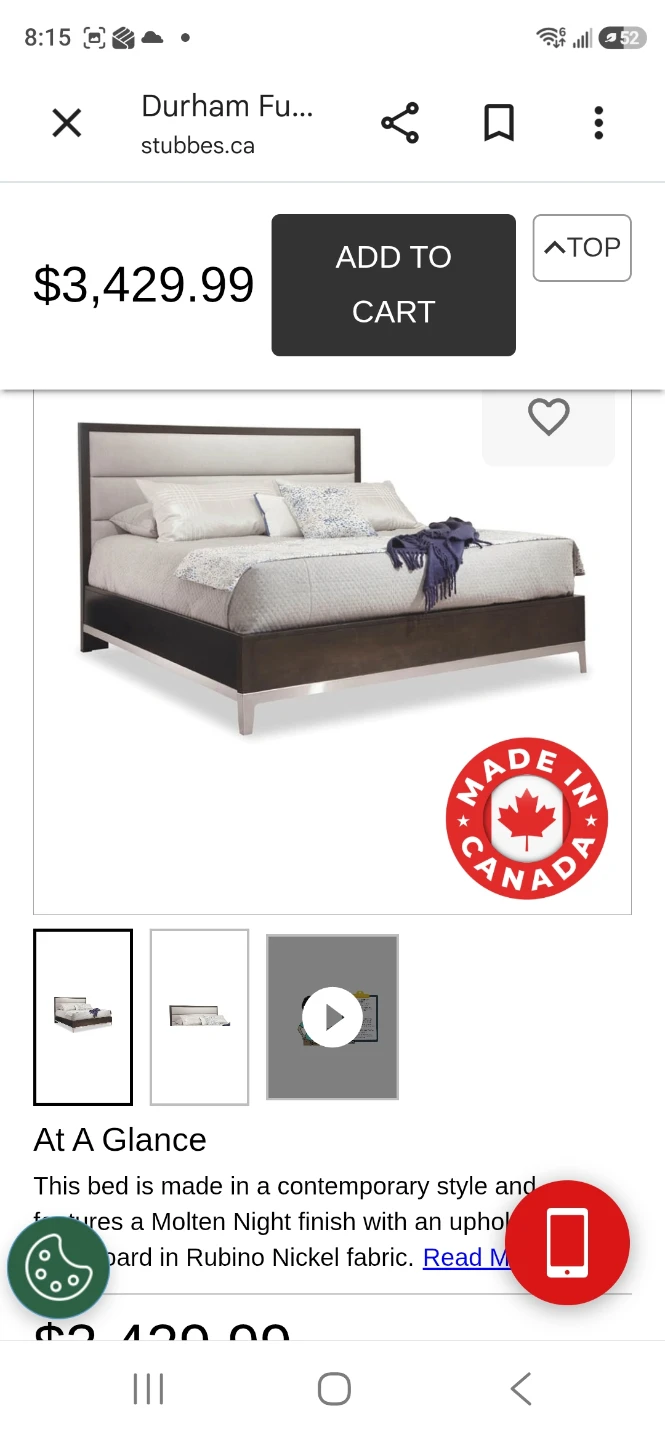 Durham Furniture Defined Distinction  Bedroom Set